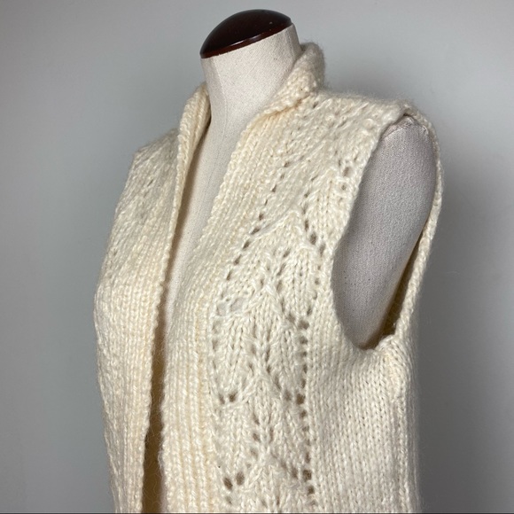 Vintage Handknit Sweater Vest - Picture 4 of 8